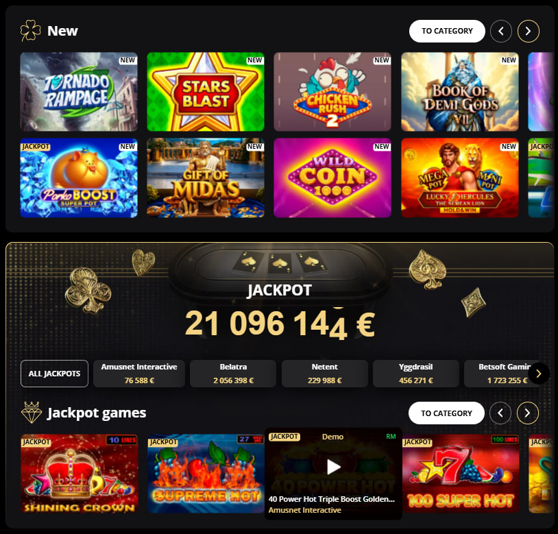 new jackpot games in lexcasino
